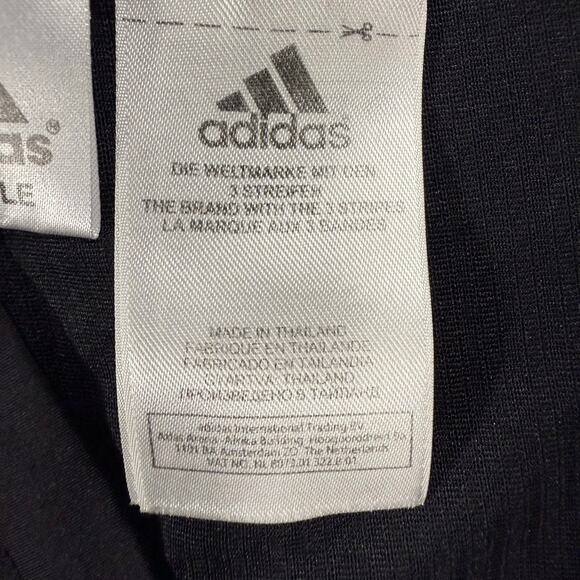 Adidas Womens S Black Active Tee Gold Logo Mesh Panels Running Training Top - Picture 5 of 9